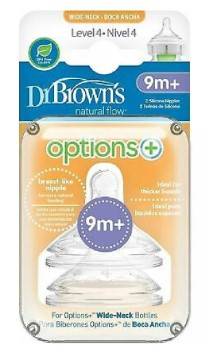 Dr. Brown Wide Neck Options Plus Nipple 0+, ., 2